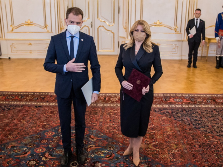 Zuzana Czaputova Eduard Heger