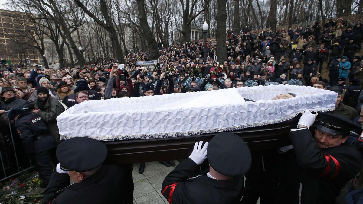 Rosja Niemcow pogrzeb