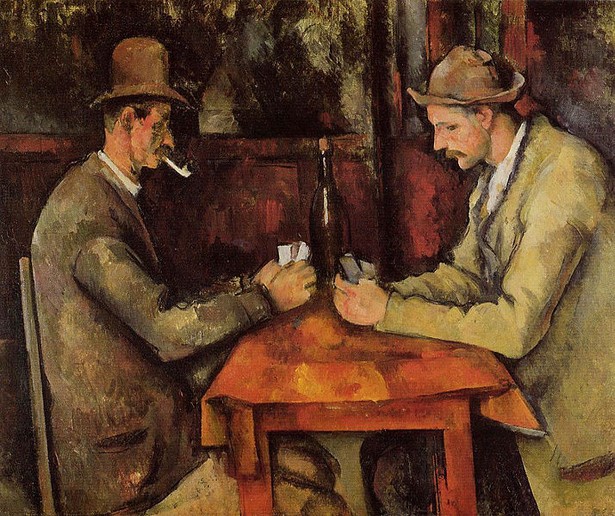 Paul Cézanne - "The card players". Z ceną 259 mln USD osiągnął status najdroższego obrazu w historii