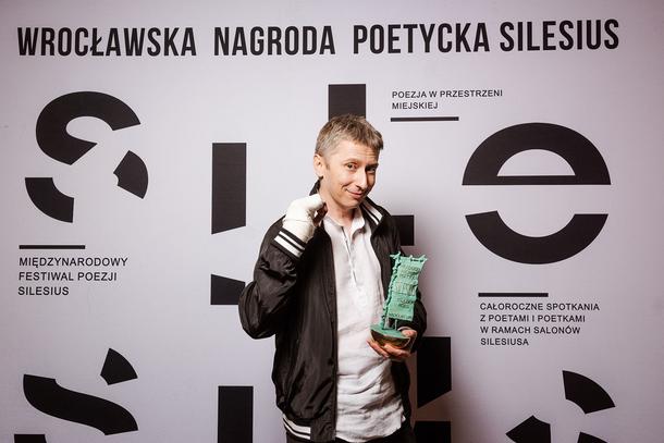 Adam Kaczanowski, laureat Silesiusa 2019 w kategorii Poetycka książka roku