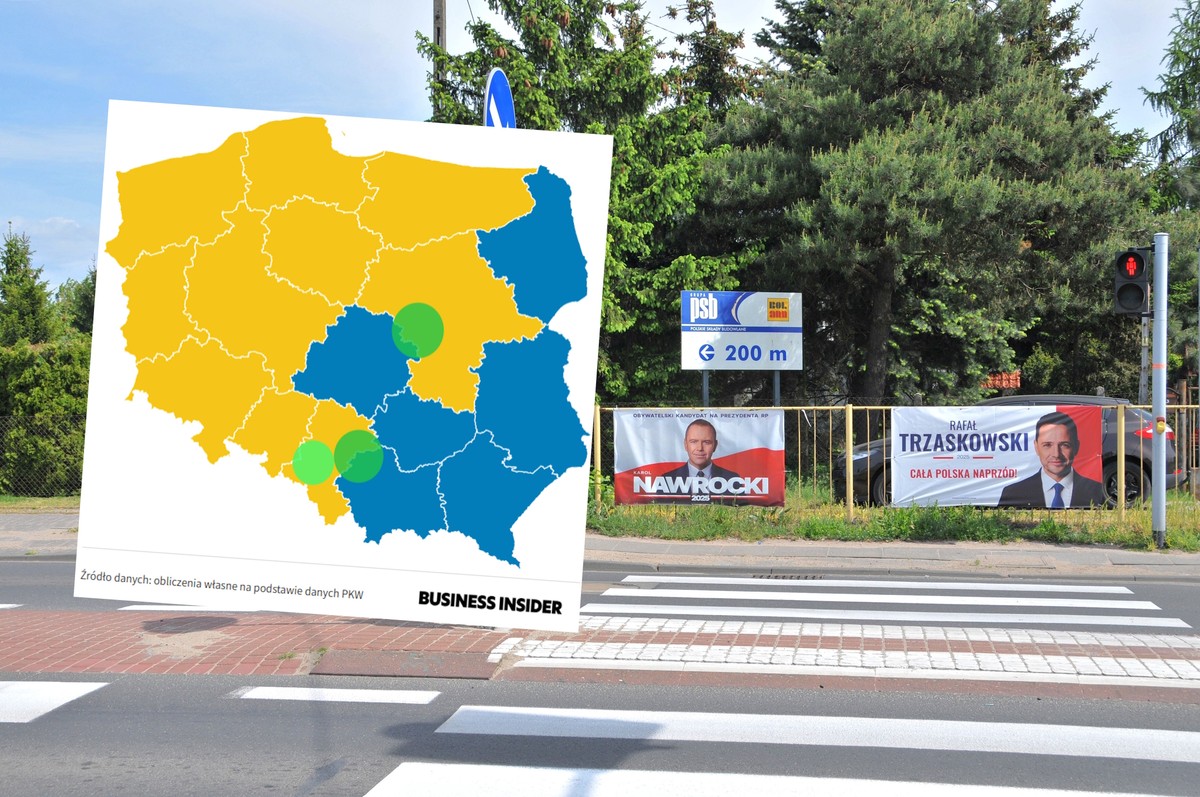 Polska w pigułce. Wyniki wyborów były tu niemal identyczne ze średnią