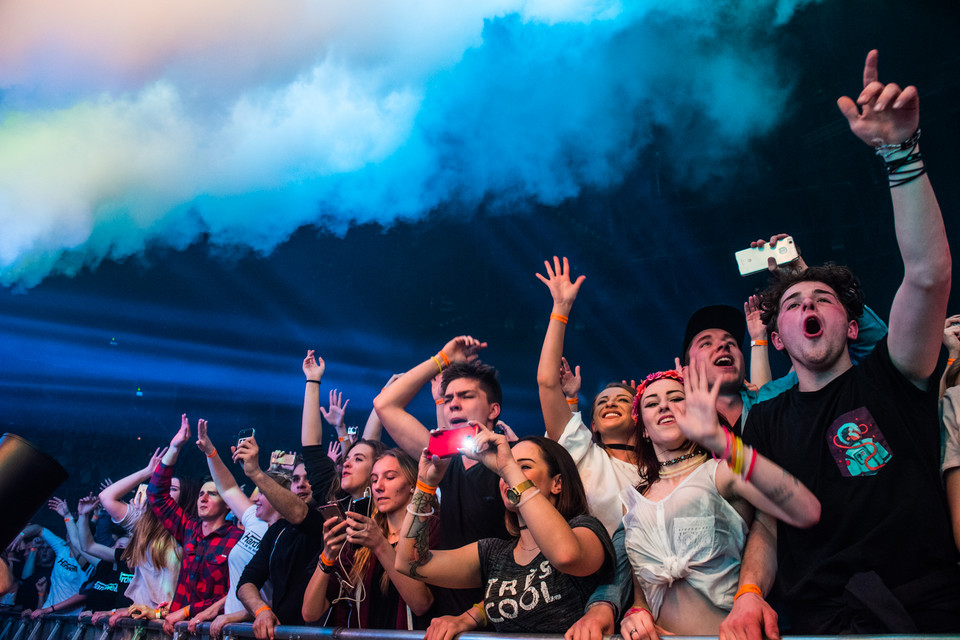 Hardwell na koncercie w Polsce - zdjęcia publiczności z Tauron Arena Kraków