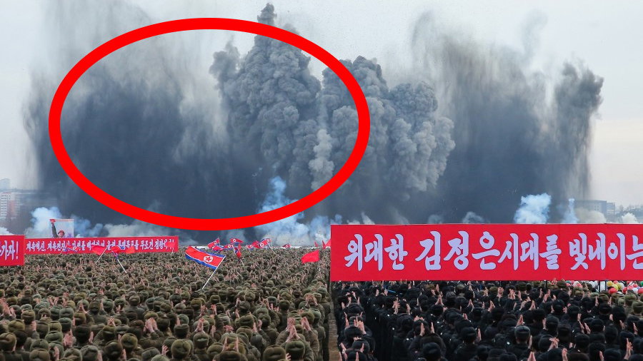 Dziwne zdjęcia z Korei Północnej