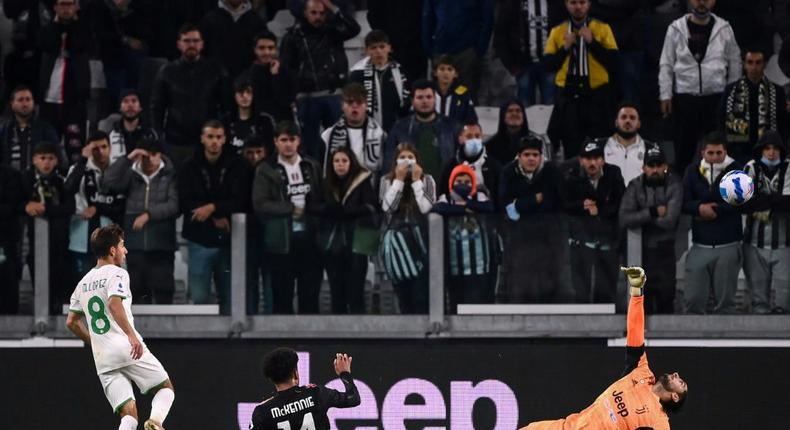 Maxime Lopez's winner at Juve was his first of the season Creator: Marco BERTORELLO