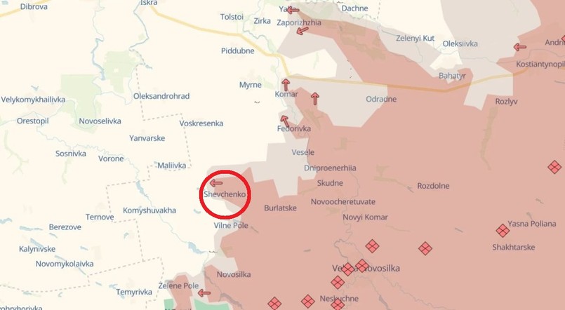 Złoża Szewczenko znajdują się na pograniczu obwodów donieckiego i dniepropietrowskiego