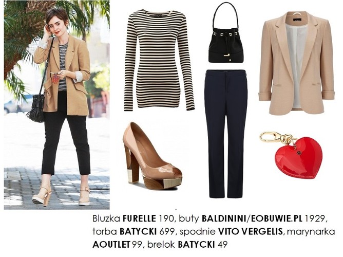 STYLIZACJE inspirowane Lily Collins