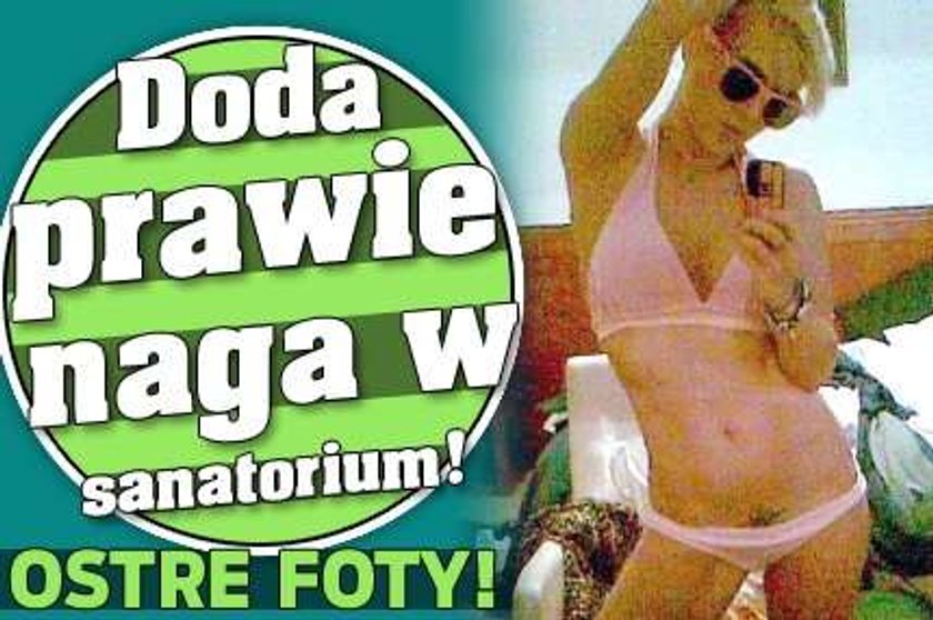 Doda w basenie! OSTRE FOTY z sanatorium!