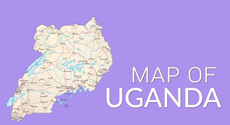 Map of Uganda