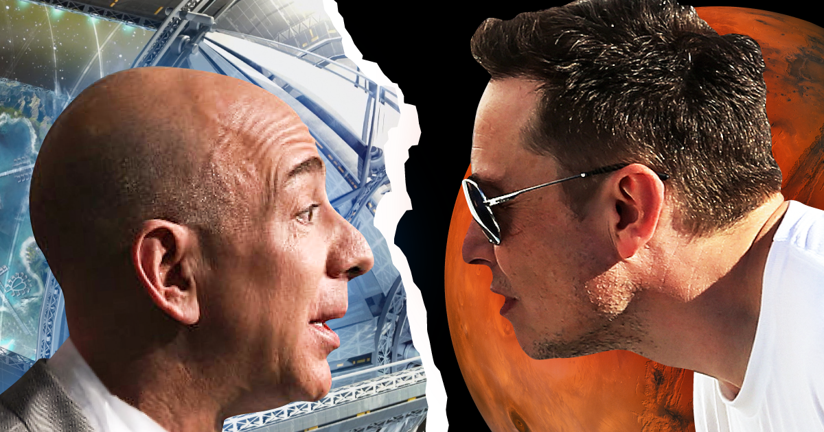 Elon Musk and Jeff Bezos are in an epic, years-long feud over space ...