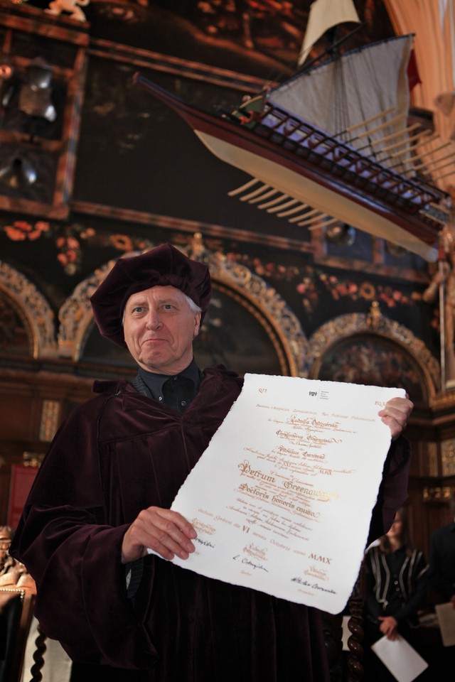 GDAŃSK DOKTORAT HONORIS CAUSA PETER GREENAWAY