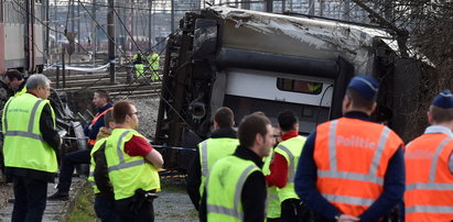 Katastrofa kolejowa w Belgii. Jedna ofiara śmiertelna, wielu rannych