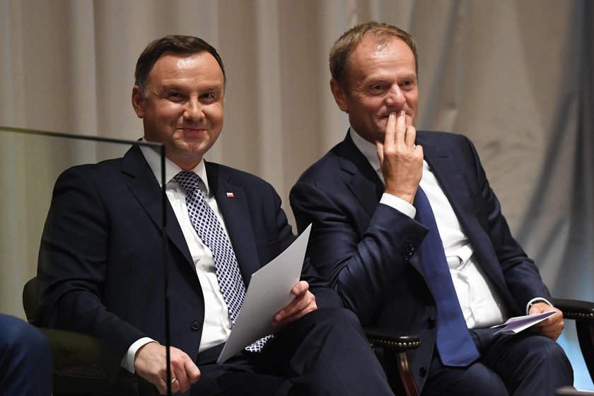 Andrzej Duda i Donald Tusk