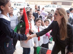 Angelina Jolie wychwala udział Libijczyków w rewolucji