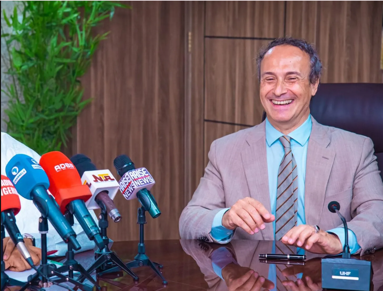 Marc Fonbaustier, the French Ambassador to Nigeria said French carmakers are working with Nigerian partners to gradually restore their presence.  [PHOTO CREDIT: @FMINONigeria]