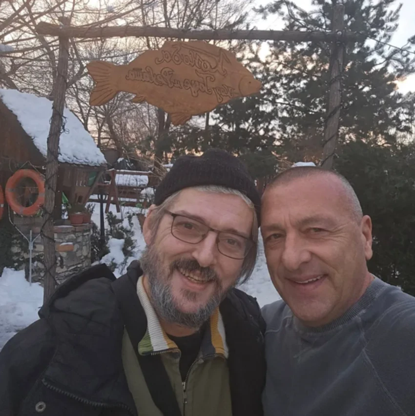 Renato Grbić u društvu glumaca