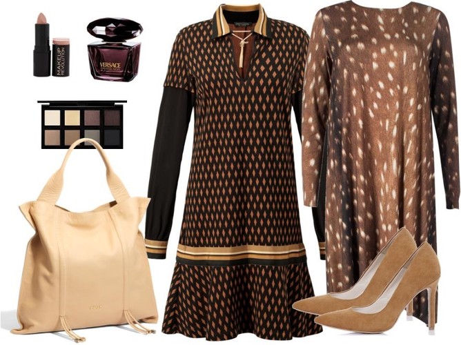 Kreatywne STYLIZACJE do pracy: Sukienka – CristinaEffe/cristinaeffe.com, sukienka – Rabarbar/rabarbar.com.pl, torebka – Boca/boca.pl, buty – Gianmarko/gianmarko.pl, akcesoria TKMAXX/tkmaxx.pl