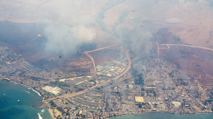 Már nyolcvanan haltak meg a hawaii tűzvészben /Fotó: MTI/EPA/HAWAII WING CIVIL AIR PATROL