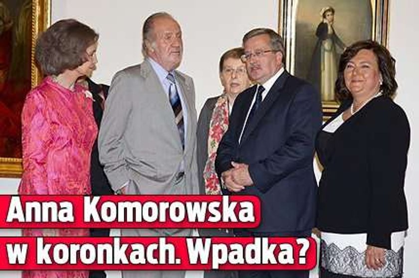 Anna Komorowska w koronkach. Wpadka?