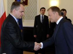 Nowe ministerstwo kością niezgody między Tuskiem i Pawlakiem