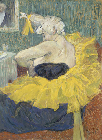 Henri de Toulouse-Lautrec, "Clownesse Cha-U-Kao" (1895)