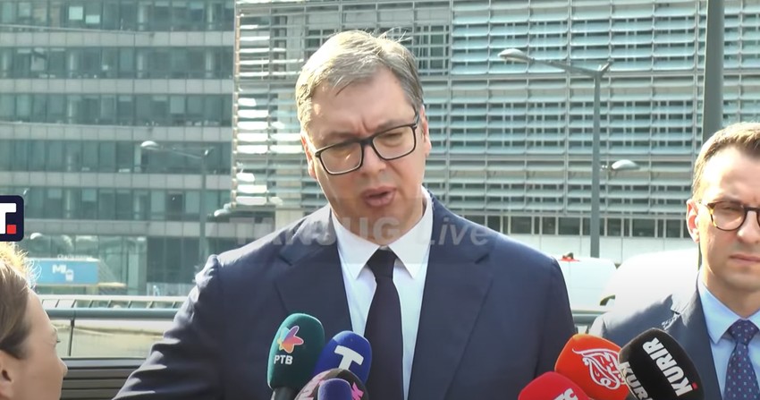 Aleksandar Vučić u Briselu