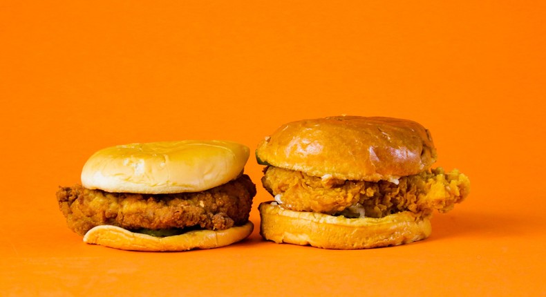 Popeyes vs chick fil a chicken sandwiches