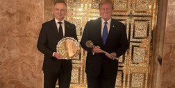 Polacy podzieleni wizytą Andrzeja Dudy u Donalda Trumpa. Są wyniki sondażu