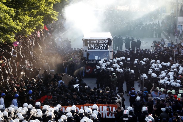 Protest w Hamburgu