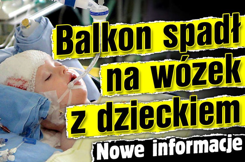 Balkon spadł na wózek z dzieckiem Nowe informacje