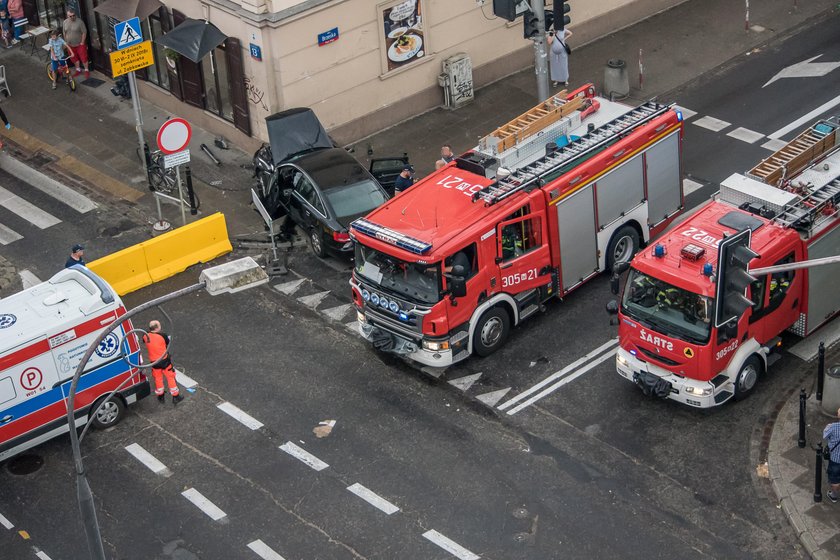 Wypadek na Ząbkowskiej