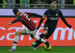 Liga włoska: Derby Mediolanu dla Interu. WIDEO