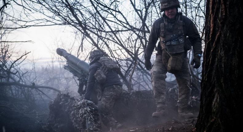 Ukrainian servicemen fighting off Russian troops in Donetsk Oblast, April 7, 2024Wolfgang Schwan/Anadolu via Getty Images