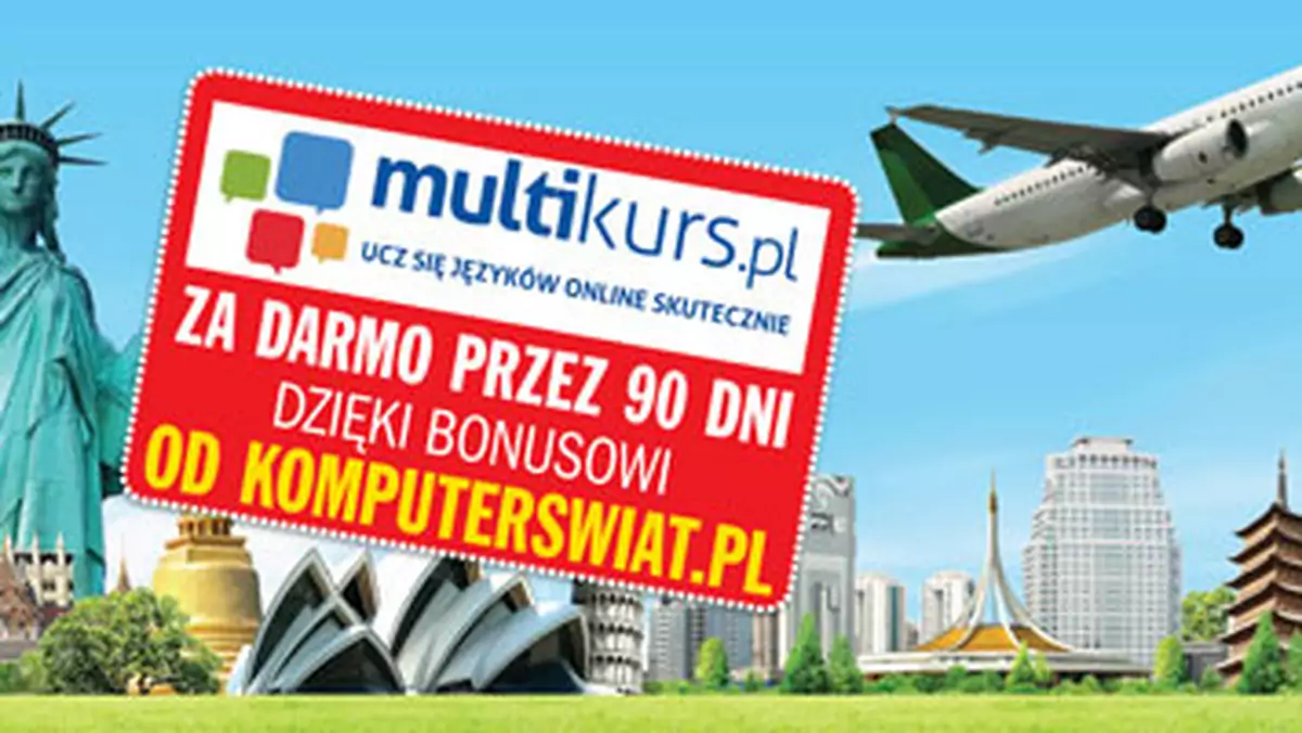 Angielski z Multikurs.pl przez trzy miesiące gratis