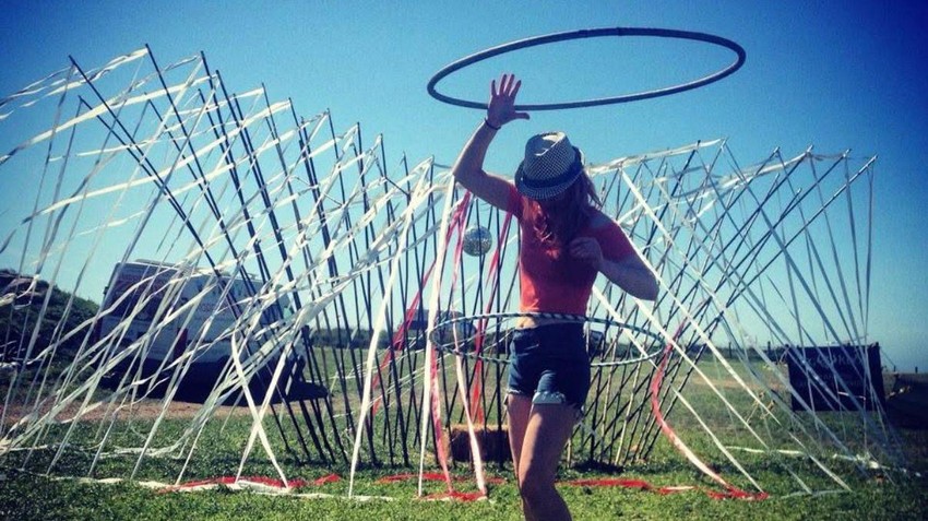 Louri na festivalu u Velsu leta 2015., pre nego što će provesti šest meseci u bolnici | Foto: Lowri Denma