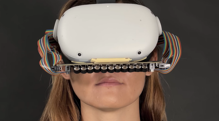 Csókot szimuláló VR-szemüveg kiegészítőt készítettek kutatók