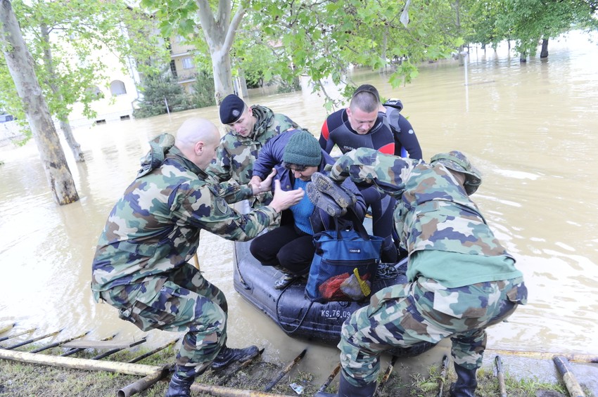 Spašavanje u Obrenovcu