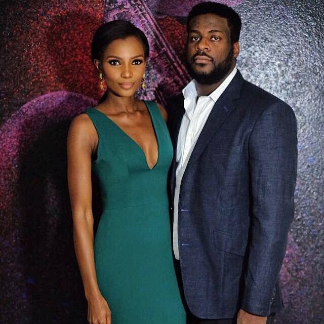 Agbani Darego and her hubby Ishaya Danjuma