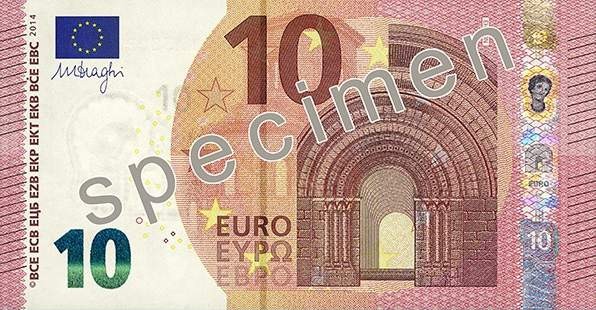 Nowy banknot 10 euro