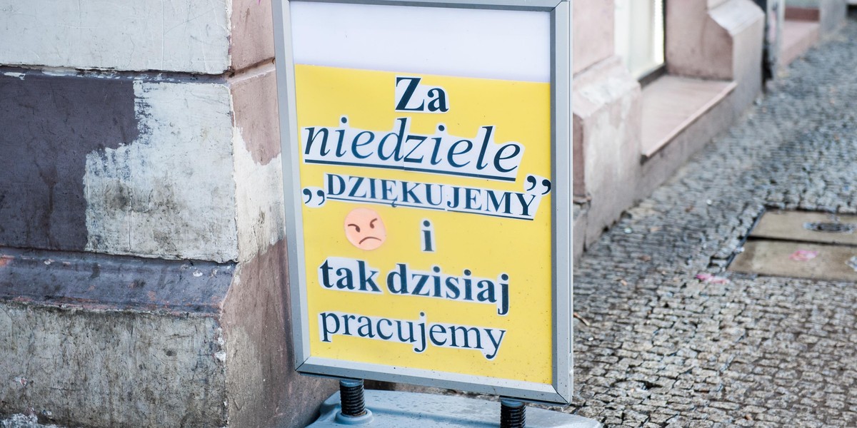 Zakaz handlu w niedziele