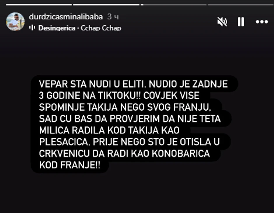 Asmin urnisao Filipa Cara: "Ukrao od ćerke zlato da kupi belo za nosić"