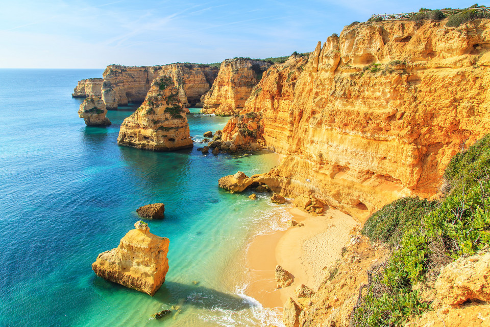 Najlepsze plażowa destynacja w Europie: Algarve, Portugalia