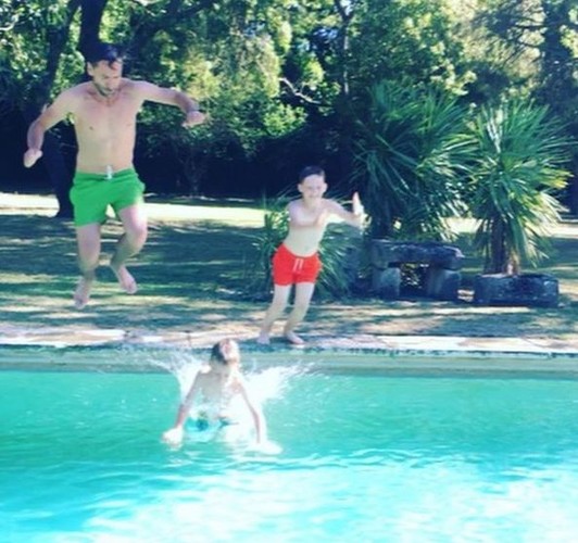 rodzina Kraśków na wakacjach / fot. z profilu Karoliny Ferenstein-Kraśko