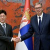 Predsednik Aleksandar Vučić primio je danas akreditivno pismo novoimenovanog ambasadora Republike Koreje u Srbiji Hong Gun Djonga