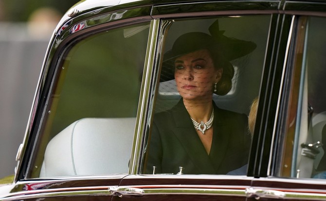 Kejt Midlton na sahrani kraljice Elizabete II 