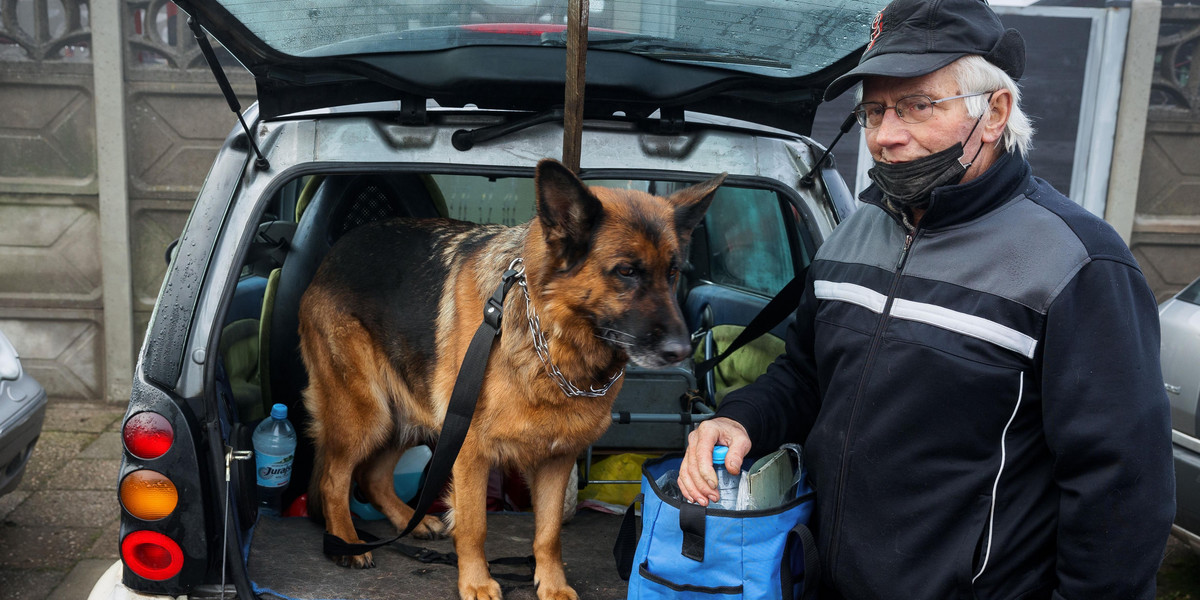 Ernest Skop (78l.) emeryt z Tarnowskich Gór jest bezdomnym 