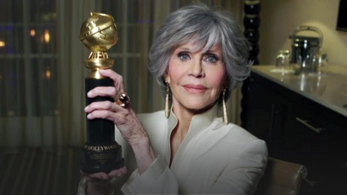 Jane Fonda na gali Złotych Globów 2021