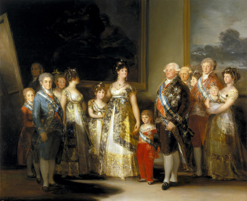 "Rodzina Karola IV" Francisco Goyi