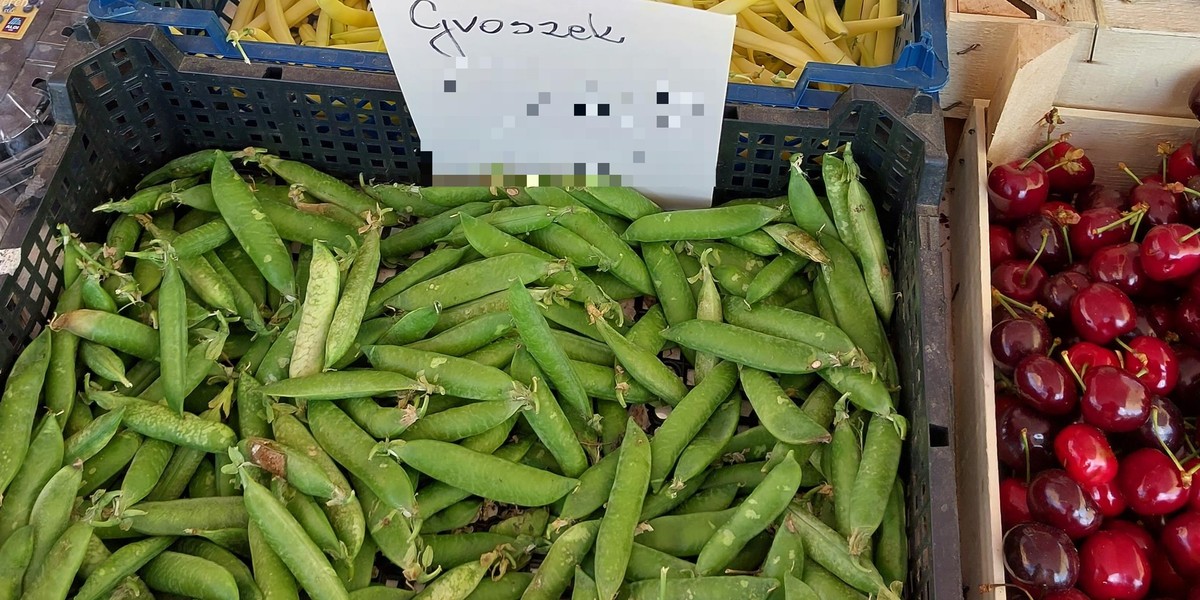 Zaskakująca cena groszku!