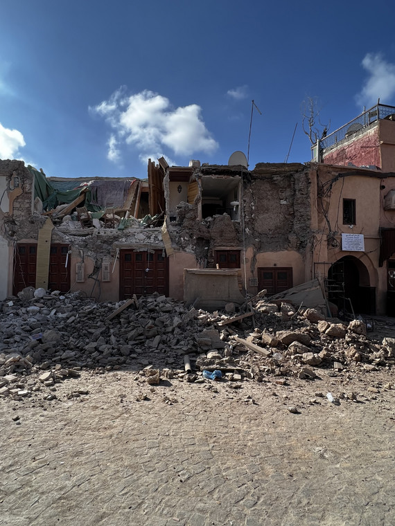 Marrakesz po trzęsieniu ziemi