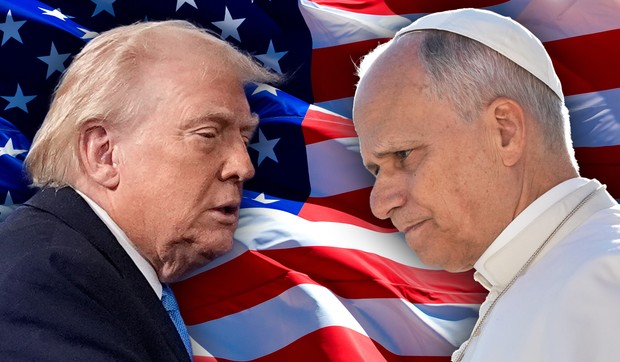 Papa Lav i Donald Tramp